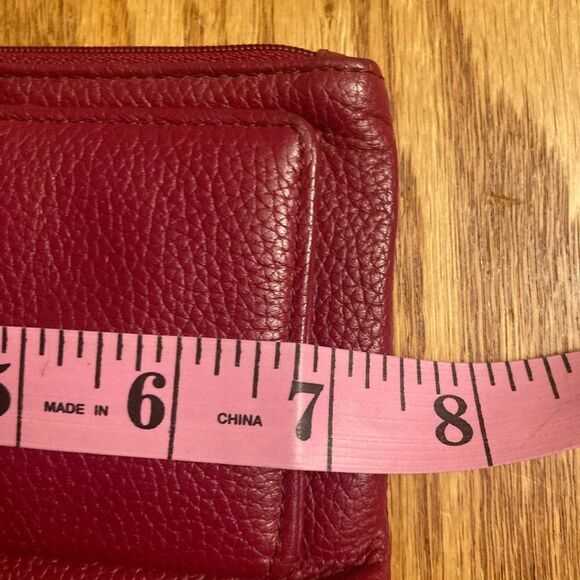 Giani Bernini Red Leather Wallet - Picture 8 of 8